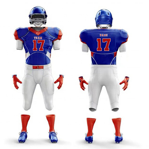 Maillot de football américain professionnel respirant et léger 100 % polyester, antibactérien, pour usage quotidien - Product Image 4