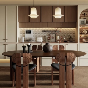 <span class=keywords><strong>Buffet</strong></span> de style crème minimaliste moderne, armoire de <span class=keywords><strong>salle</strong></span> à <span class=keywords><strong>manger</strong></span> et de salon en bois sur mesure de luxe pour toute la maison - Product Image 2