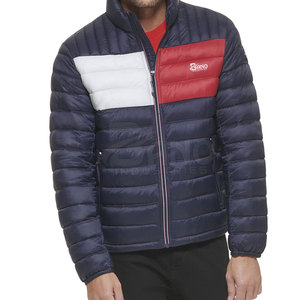 Chaqueta acolchada para hombre hecha en poliéster con logotipo personalizado al por mayor, chaqueta acolchada impermeable para uso en exteriores para hombre - Product Image 5