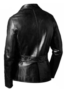 2025 Leather <b>Jacket</b> for Men Motorcycle Fashion Trend <b>Slim</b> <b>Fit</b> Custom Leather <b>Jacket</b> Oversize Stand Neck Men's Leather <b>Jacket</b> - Product Image 4