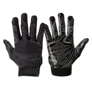 Gants de football américain pour hommes, personnalisés, en silicone, antidérapants, avec poignées, compatibles avec les écrans tactiles, extensibles, de qualité supérieure - Product Image 5
