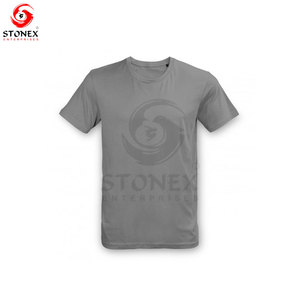 T-shirts personnalisés en gros pour hommes – T-shirts épais 100 % coton à col rond pour hommes - Product Image 5
