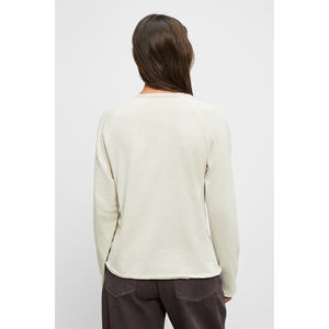 GRIMELANGE ROGUEBEL เสื้อยืดแขนยาวผ้าฝ้าย 100% สำหรับผู้หญิงทรงปกติ - Product Image 6