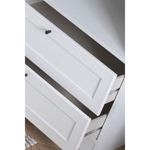 Armoire de chambre à coucher Terra à 6 portes et 2 tiroirs, moderne, en mélamine, écologique, meuble de rangement autoportant, grande capacité - Product Image 2