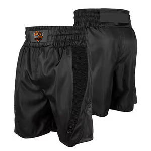 Pantalones Cortos de Kickboxing para Entrenamiento, Competición, MMA, Muay Thai, Gimnasio, Ecológicos, Ligeros, Cintura Elástica, Ajuste Flexible, Duraderos - Product Image 1