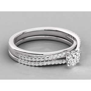 Anillo Solitario de Oro de 10K para Mujer con Diamante Cultivado en Laboratorio - Product Image 4