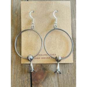 Pendientes Colgantes de Plata de Ley Estilo Vintage Navajo con Diseño de Flor y Gota de Agua, con Perlas, Diamantes, Topacios y Rubíes, Ideales para Fiestas - Product Image 2