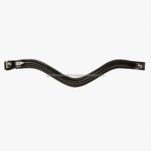 Banda para cejas de caballo de cuero inglés negro en todas las formas y colores de tamaños personalizados con banda para cejas de caballo de cuero con relleno suave elevado - Product Image 2