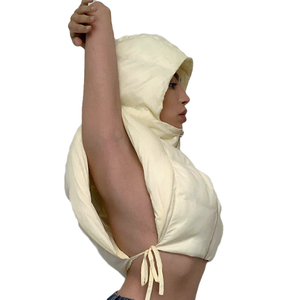 Chaqueta de invierno abrigo largo a prueba de viento chaqueta acolchada con capucha de piel nuevo Otoño Invierno Casual moda calle estilo Suppler chaleco chaqueta - Product Image 2