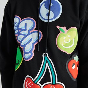 Bases imprimées vierges épaisses en coton de haute qualité 2025, sweats à capuche surdimensionnés en coton mélangé personnalisés sweats à capuche imprimés grande taille pour hommes - Product Image 5