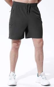 Pantalones cortos transpirables de alta calidad para hombre, pantalones cortos informales para gimnasio, nuevo diseño, pantalones cortos para correr, bolsillos en la cintura elástica - Product Image 3