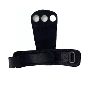 GAF Gymnastique Poignées en cuir Poignées à tirer Gants d'haltérophilie Type de levage Entraînement de musculation Fitness Cuir - Product Image 5