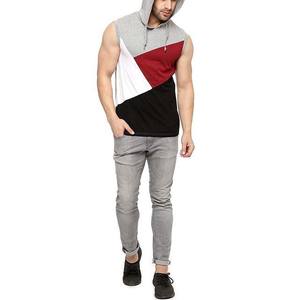 Jersey para hombre, camisetas sin mangas con capucha, Camiseta de algodón sin mangas, Sudadera con capucha, sudadera de entrenamiento para gimnasio, sudaderas con capucha ajustadas, camisetas sin mangas - Product Image 6