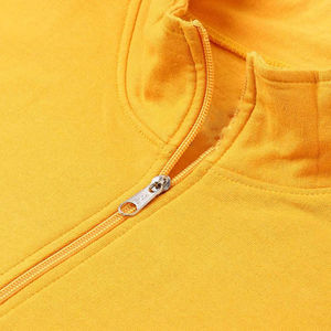 Nouveau sweat-shirt unisexe décontracté à manches longues, couleur unie, demi-zip, quart de zip, en coton mélangé 2026 - Product Image 5