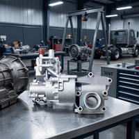 Rakitan Silinder Pergeseran Gearbox Manual A9452603963 Aktuator Pergeseran Gigi Transmisi Suku Cadang Mesin Truk Mercedes Actros