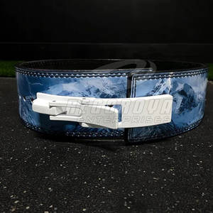 เข็มขัดยกน้ำหนักหัวเข็มขัดปรับระดับได้ออกแบบมาสำหรับยกน้ำหนักยก squats deadlift และเข็มขัดคันโยก - Product Image 5