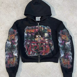 OEM Customizable <b>100</b>% High Quality Men's Classic Pullover Hoodie Fleece (Cotton-<b>Polyester</b> Blend) 280 to 300 gsm - Product Image 3