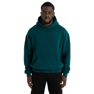 Sudadera con Capucha Extra Grande de Tela Francesa, Bordada, Estilo Urbano, para Hombre y Mujer, 100% Algodón, Invierno, Térmica, Impresa con Serigrafía, Impermeable - Product Image 1