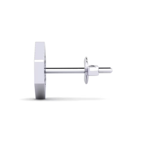 Boucles d'oreilles élégantes en argent sterling 925 pour hommes, diamants de laboratoire certifiés IGI, fêtes d'anniversaire de mariage de fiançailles - Product Image 4