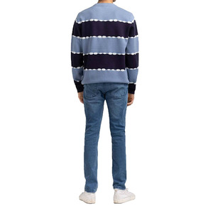 Manteau d'hiver en tricot à col rond et à manches longues pour hommes, pull-over respirant à l'avant, mode décontractée, approvisionnement du fabricant OEM ODM - Product Image 3