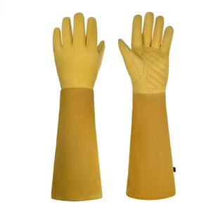 Gants de jardinage à manches longues en cuir de vachette Gants de soudage de travail résistants à l'éperon pour un usage quotidien et décontracté - Product Image 2
