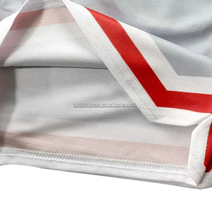 Comfortable Oversized Custom US Size men quick dry t shirts shorts suits custom logo embroidery - Product Image 6