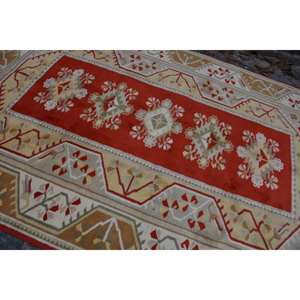 Classic Red Beige <b>rug</b> 6,6 <b>x</b> 9,8 ft Turkish <b>Rugs</b> - Product Image 5