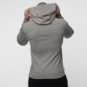 เสื้อสเวตเตอร์สวมหัวโอเวอร์ไซส์ใส่ได้ทั้งชายและหญิงผ้าฟลีซผ้านุ่มสีเงินมีฮู้ดปักลายดิจิตอลสำหรับฤดูหนาวโลโก้ออกแบบได้ตามที่ต้องการ - Product Image 6