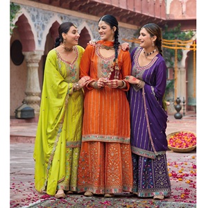 Fournisseur en gros de vêtements pakistanais de qualité supérieure pour femmes ensemble de costumes Salwar Kameez vêtements ethniques pour femmes disponibles - Product Image 1