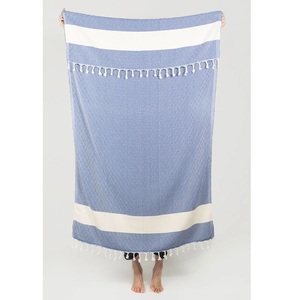 Turkish Peshtemal Herringbone <b>Hammam</b> <b>Towel</b> 100% Cotton Absorbent Beach <b>Towel</b> Made in Turkey - Product Image 2