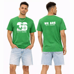 Camiseta Deportiva Personalizada al por Mayor para la Copa Mundial de Fútbol 2026, Color Rojo, con Gráficos Deportivos Personalizados, para Fanáticos, con Cuello Redondo y el Nombre del Equipo - Product Image 4