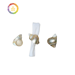 Durable Seashell Napkin Rings for Coastal Theme Parties <b>Weddings</b> and Events with Affordable Price Point - Product Image 5