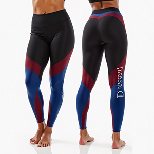 Femmes taille haute pleine longueur couleur unie coupe sèche Leggings de Compression respirant écologique grande taille pantalon d'entraînement pour la salle de sport - Product Image 3