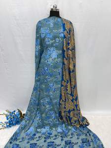 Robe Dashiki Classique pour Femme, Manches Longues, Broderie Florale Parfumée, Respirante, pour l'Été, l'Automne et l'Hiver, Couleur Violet - Product Image 4