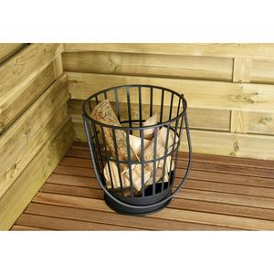 Brazier en métal 38x38xH38/77 cm pour usage extérieur - Product Image 4