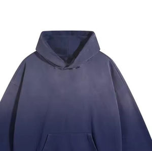 Sweat à capuche en molleton 100% coton pour couple assorti, impression numérique, respirant, design écologique pour un usage décontracté en hiver, sweat à capuche pour homme - Product Image 2