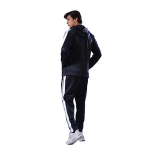 ชุดวอร์มมีฮู้ด + กางเกงวอร์มมีซิปสำหรับฤดูใบไม้ร่วงและฤดูหนาวชุดออกกำลังกายกลางแจ้งวิ่งจ๊อกกิ้งลำลองแฟชั่นมีโลโก้พิมพ์ลาย - Product Image 2