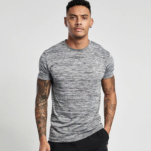 Camiseta de Punto Personalizada para Hombre, 100% Algodón, Alta Calidad, Ecológica, Suave, Transpirable, Ropa Casual, Diseño para Venta al Por Mayor, Suministro de Marca - Product Image 1