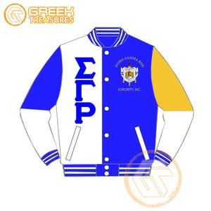 Personalizado Sigma Gamma Rho satén bordado Varsity chaqueta hermandad de Mujeres de alta calidad transpirable impermeable a prueba de viento chaquetas de las mujeres - Product Image 3