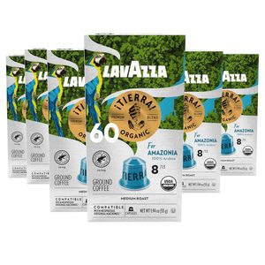 Capsules d'expresso en aluminium Lavazza TIERRA AMAZONIA USDA ORGANIC compatibles avec les machines Nespresso originales (paquet de 60) - Product Image 4