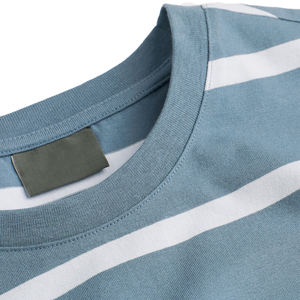 Vêtements décontractés en coton 100% de couleur unie à col rond pour hommes, t-shirts streetwear à col rond pour hommes - Product Image 4
