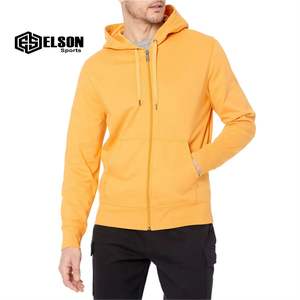 เสื้อครอปแบบมีฮู้ดสำหรับผู้ชายผ้าฝ้าย100% ระบายอากาศได้ดีมีซิปรูดแบบเรียบปักโลโก้ออกแบบได้ตามต้องการ2024 - Product Image 3