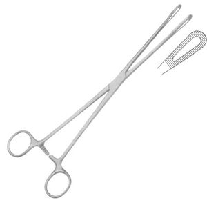 Pinzas para Óvulos de Acero Inoxidable, Juego de Instrumentos Quirúrgicos Ginecológicos de Grado Médico, Manuales - Product Image 1