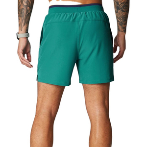 2025 Wholesale Custom Brand Sportswear Men <b>Shorts</b> <b>with</b> <b>Zipper</b> <b>Pockets</b> Solid Pattern 2in1 Gym Workout <b>Shorts</b> for Men - Product Image 4
