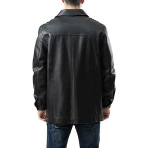 Blazer Vintage para hombre con piel de oveja, chaqueta de bolsillo de tela pesada, venta directa de fábrica, abrigos elegantes rellenos de algodón - Product Image 2