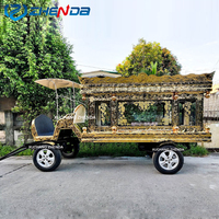 Limousines funéraires/beau cercueil moderne blanc calèche funéraire cheval corbillard à vendre