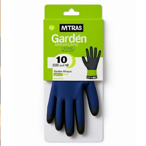 Guantes de Jardinería Talla 10 Azul/Negro EN 388 PPE Categoría II NITRAS Paquete de 12 - Product Image 3