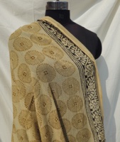 Paréos et foulards longs pour femme à motif floral imprimé Bagru, 100% coton, doux et épais, prix de gros abordable