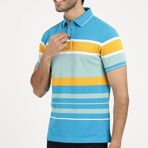 Venta de verano Mejor artículo Nuevo estilo Hombres Polo Camiseta Bajo presupuesto Ecológico Diseña tu propio Polo Camiseta OEM con servicio - Product Image 2
