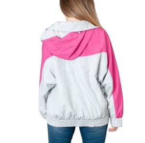 <b>Women</b> Windbreaker <b>Jacket</b> Full Zipper Pockets Breathable Hooded Mesh Lining <b>Lightweight</b> <b>Jacket</b> - Product Image 2